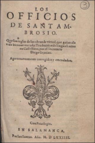 Los officios de Sant Ambrosio