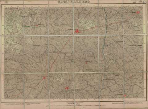 Navalcarnero : [mapa topográfico] (1878)