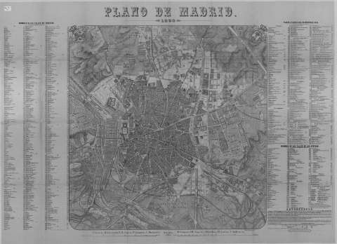Plano de Madrid (1866)