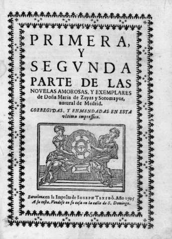 Primera y segunda parte de las novelas amorosas... (1705)