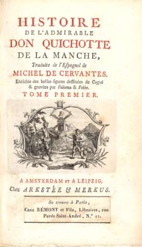 Histoire de l'admirable don Quichotte de la Manche (1768)