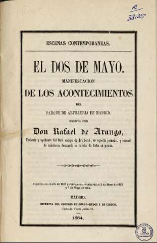 El Dos de mayo : manifestación de los... (1864)