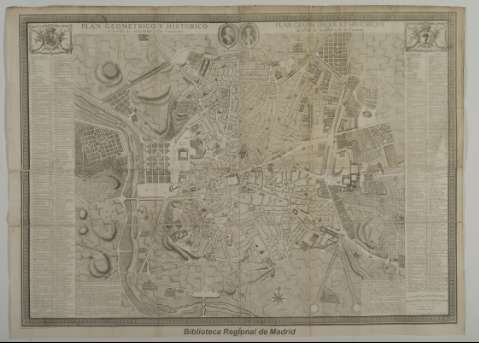 Plan geométrico y histórico de la Villa de... (1761)