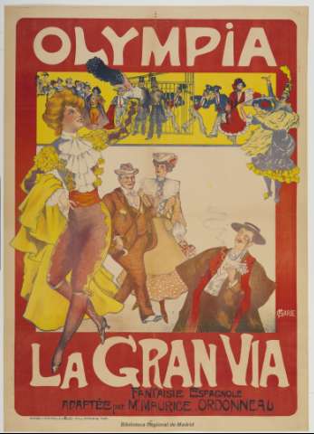 La Gran Vía : fantaisie espagnole : [carte] (1896)