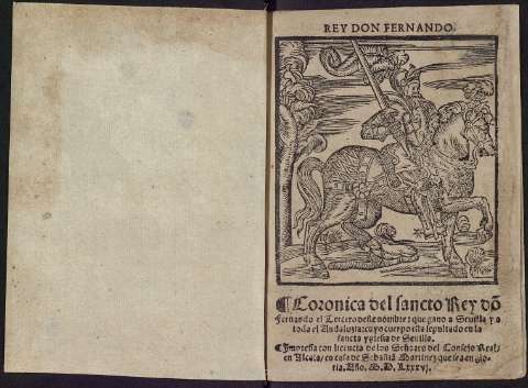 Corónica [sic] del sancto Rey do[n] Fernando el... (1586)