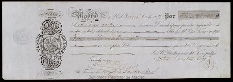 Segunda de cambio [letra de cambio], 1857,... (1857)