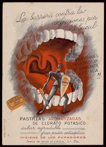 [Publicidad comercial de Pastillas aromatizadas... (entre 1935 y 1940)