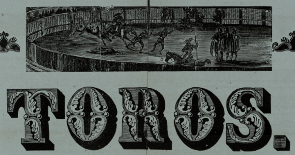 Cabecera de cartel de 1843