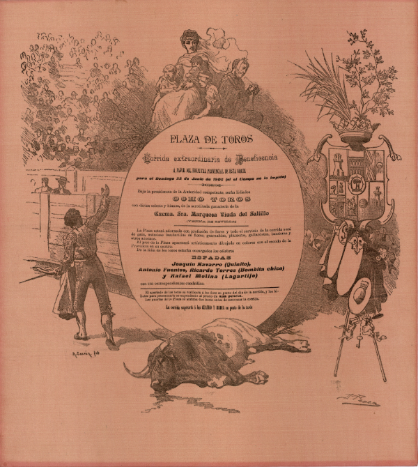 Cartel de la Beneficencia de 1902
